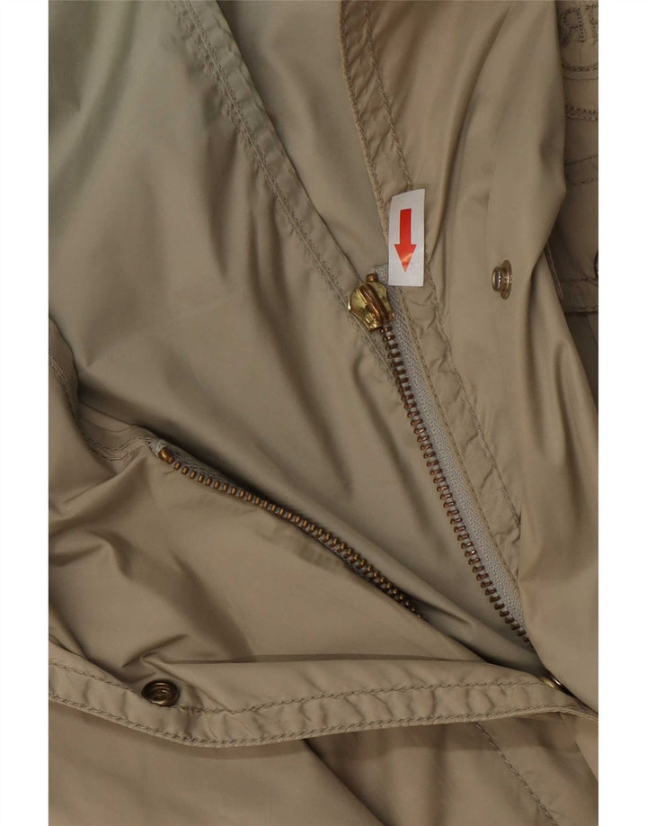 Cerruti 1881 Chaqueta utilitaria para mujer IT 44 Medium Beige Nylon