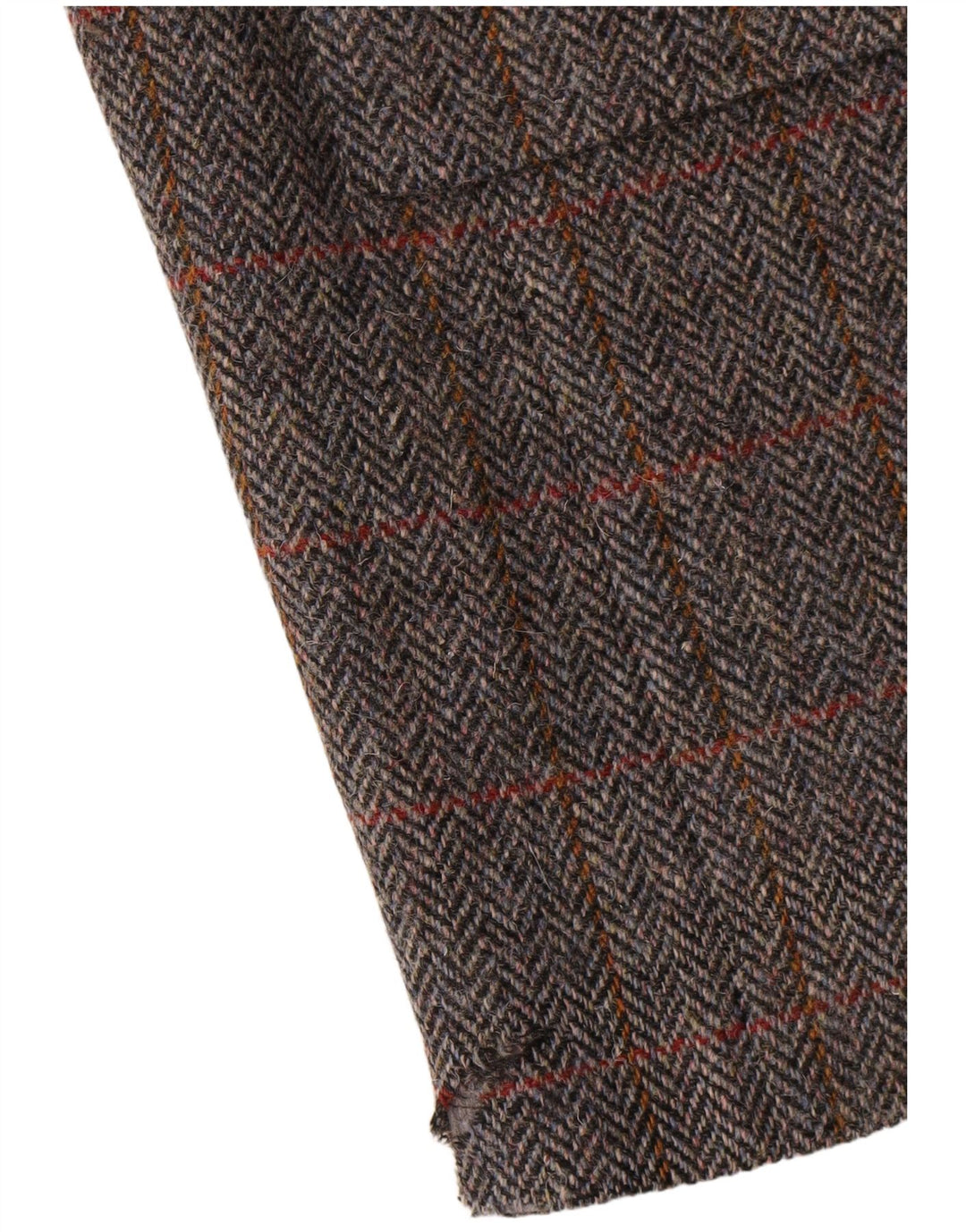 Walbusch férfi 2 gombos blézerkabát UK 44 2XL szürke kockás gyapjú