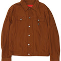 Guess Herren Bomberjacke UK 38 Mittelbraune Baumwolle