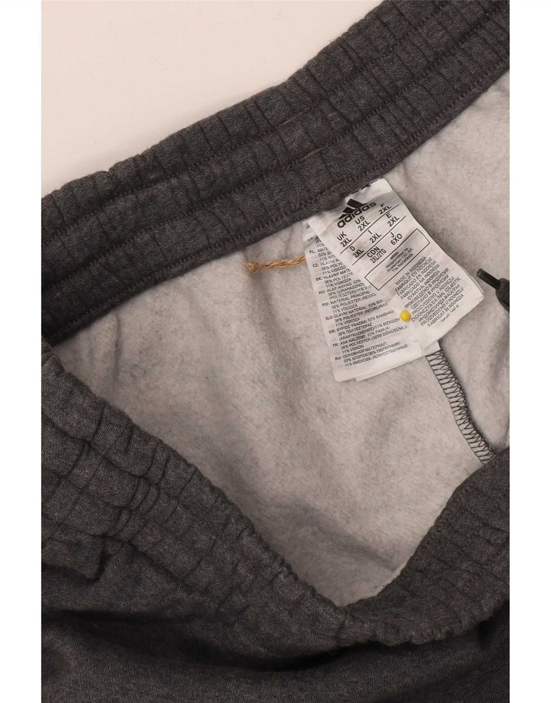 Pantaloni da tuta grafica da uomo Adidas Joggers 2XL Poliestere grigio