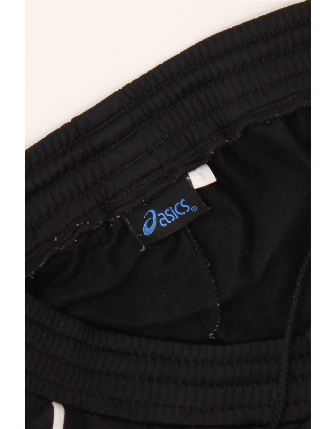 Asics Mens Tracksuit Trousers Joggers Small Black Polyester