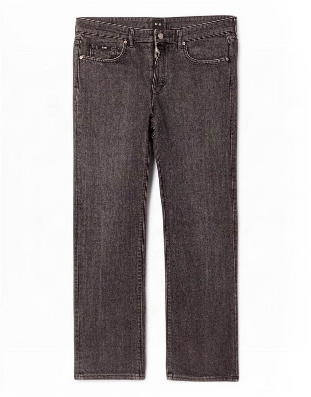 Мужские прямые джинсы Hugo Boss W36 L30 серые