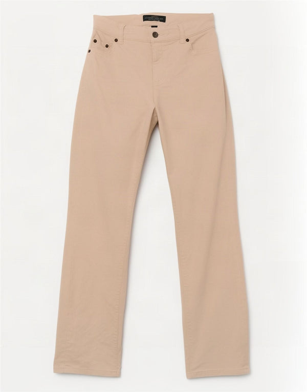 Gerade Cordhose für Damen von Ralph Lauren, US 0, XS, B28, L31, gebrochenes Weiß