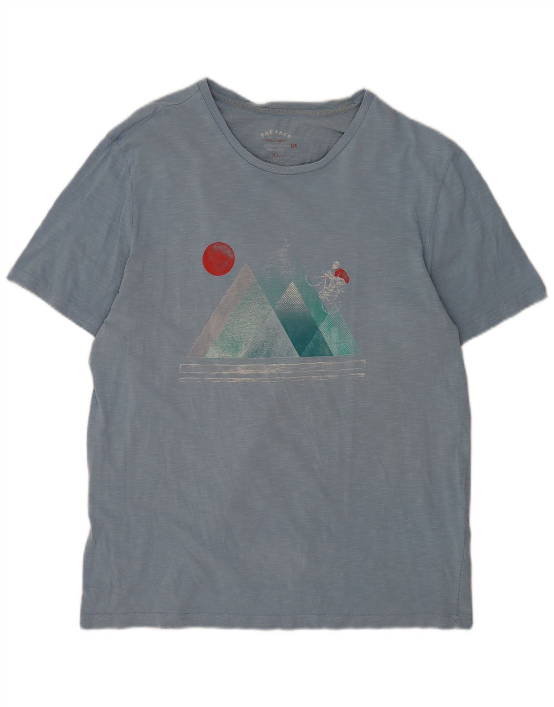 Fat Face Mens Graphic T-Shirt Top XL Blue Cotton
