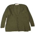 Zara Womens Oversized Cardigan Sweater UK 14 Medium Green