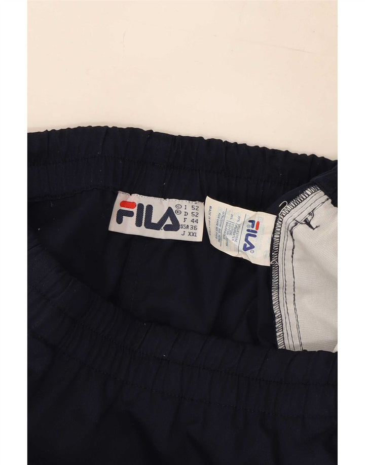 Fila Mens Sport Shorts Large Navy Blue Polyester