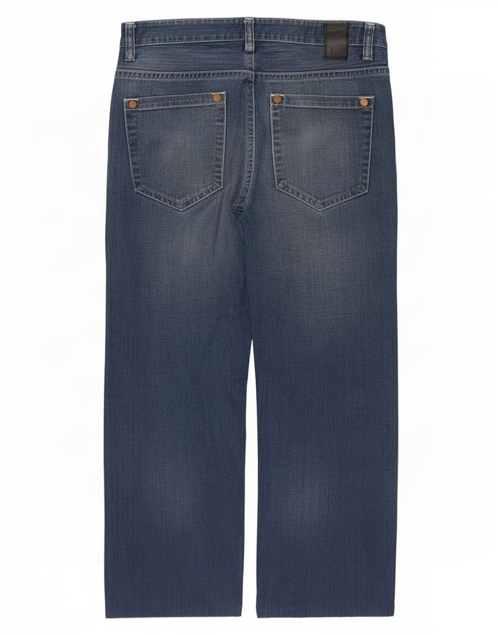 Jeans larghi da uomo Hugo Boss W36 L27 Blu