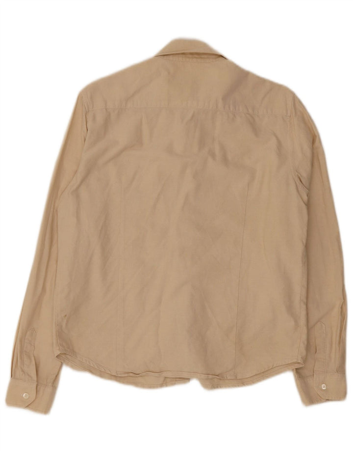 Henry Cottons Womens Shirt IT 48 XL Beige Cotton