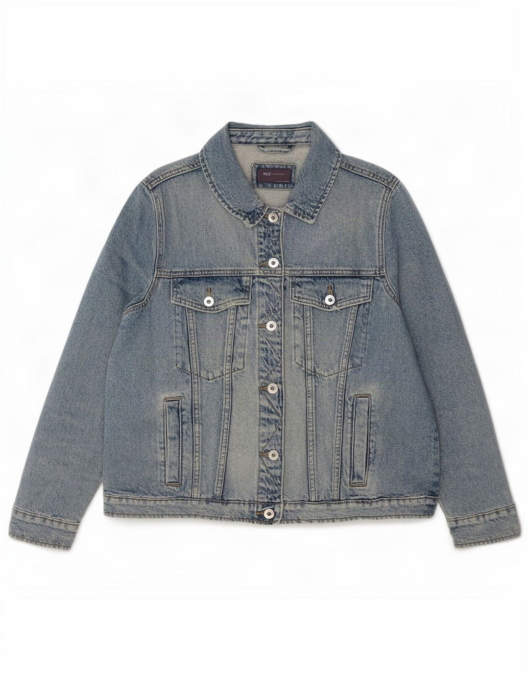 Marks & Spencer Chaqueta vaquera para mujer UK 46 Grande Algodón azul