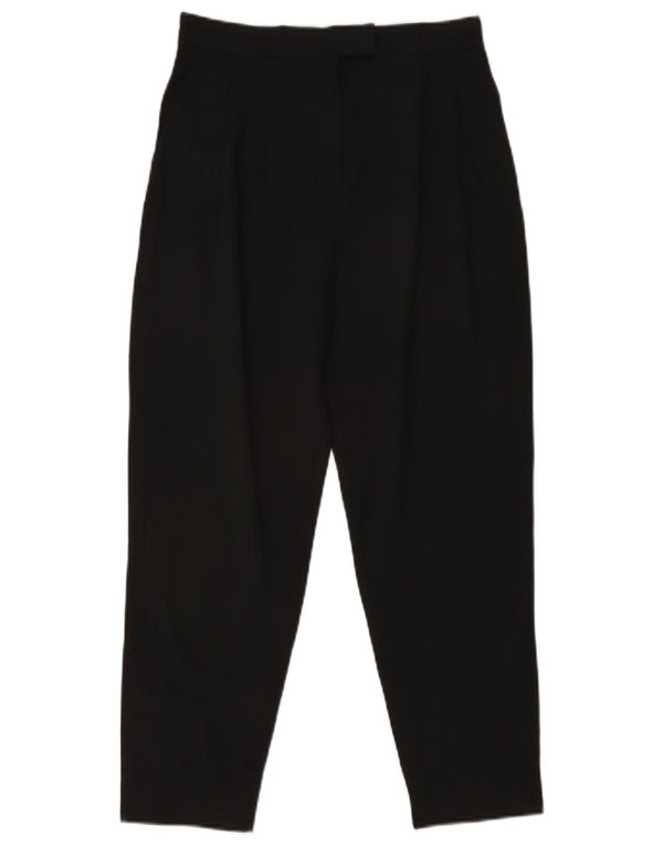 Pantaloni da abito affusolati a vita alta da donna Cos EU 34 XS W28 L25 verde viscosa