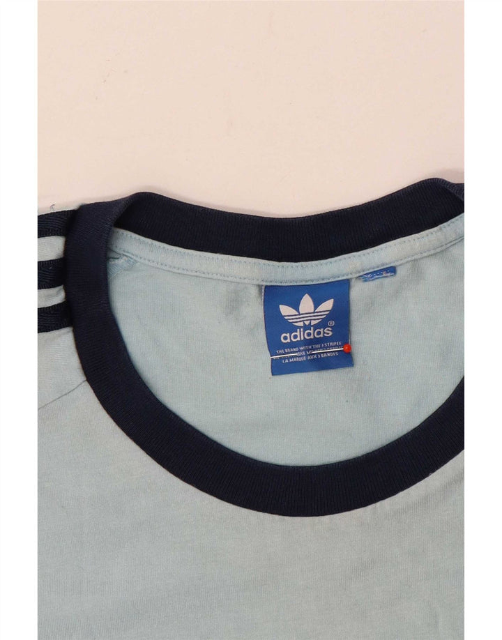 Adidas Mens T-Shirt Top XL Blue