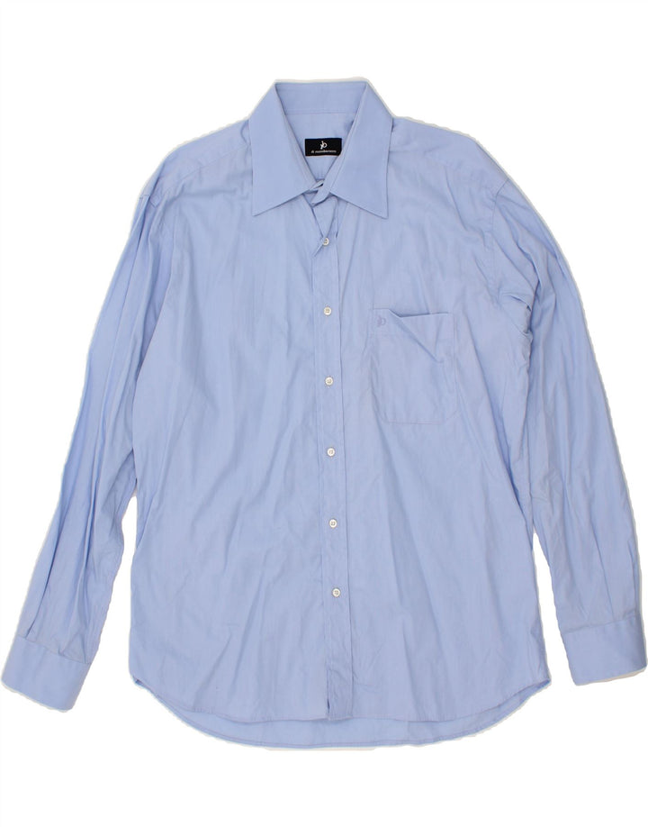 ROCCOBAROCCO Mens Shirt Size 17 43 XL Blue Cotton Vintage Roccobarocco and Second-Hand Roccobarocco from Messina Hembry 