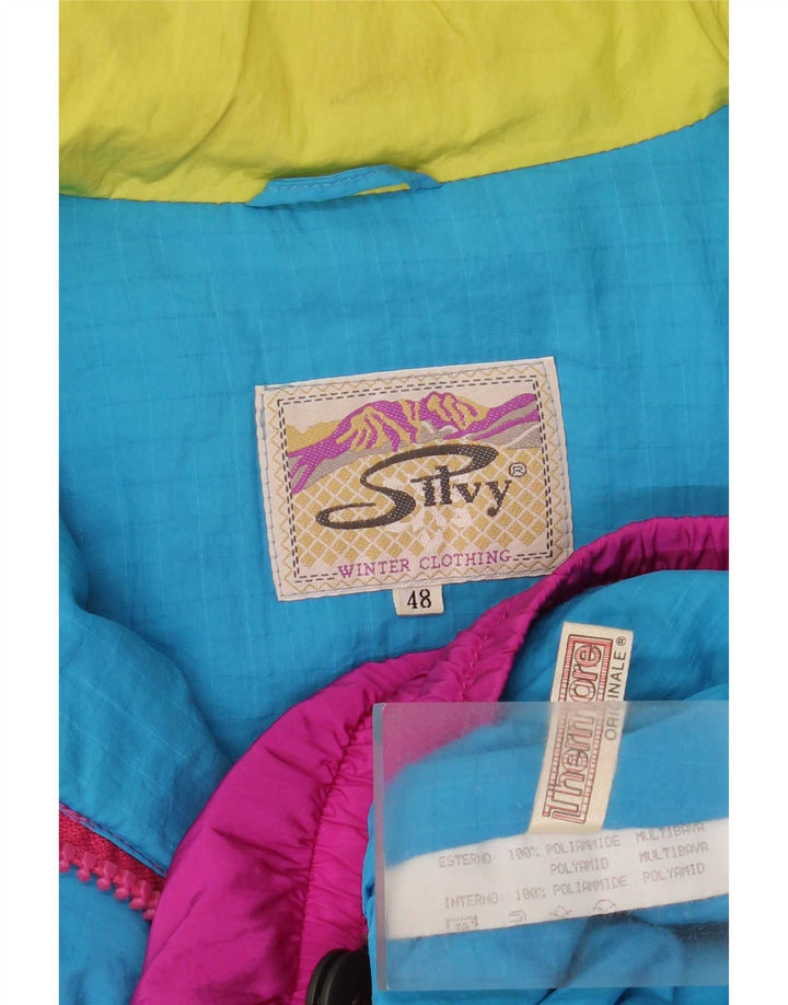 Giacca da sci da uomo dalla vestibilità ampia Silvy IT 48 Medium multicolore Colourblock