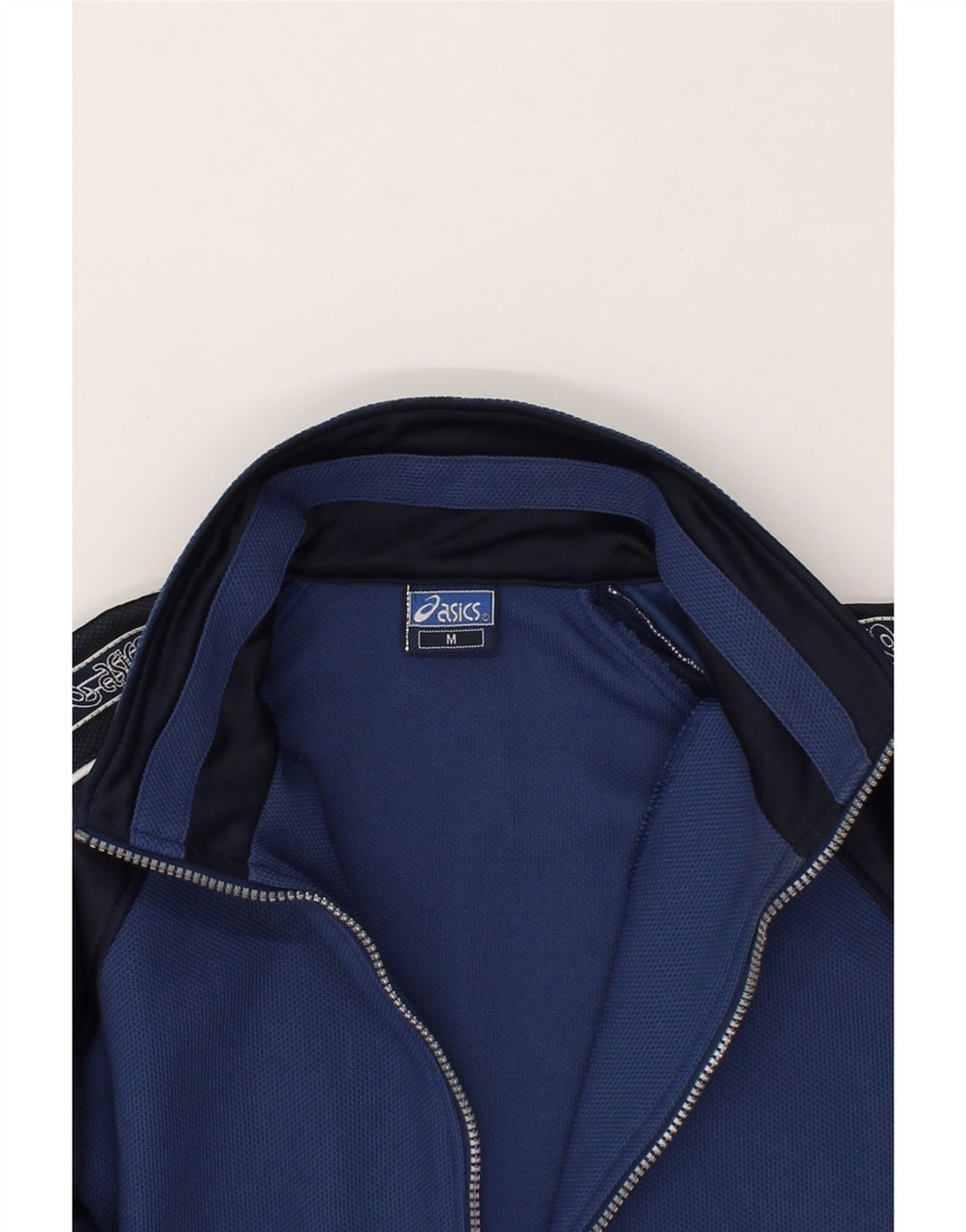Giacca da tuta grafica ASICS da uomo, colore blu navy medio