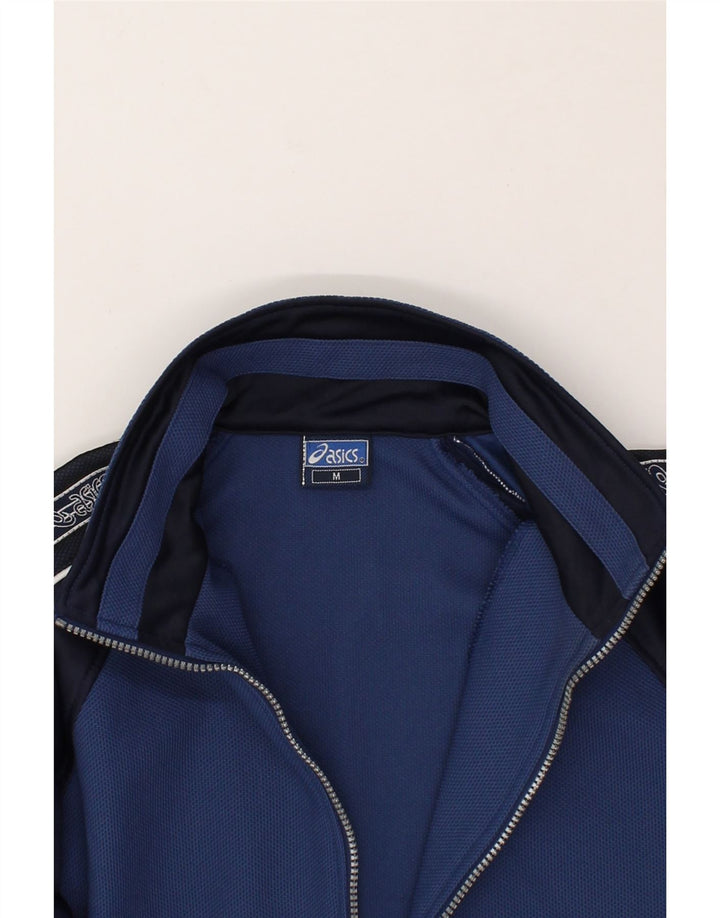 Giacca da tuta grafica ASICS da uomo, colore blu navy medio