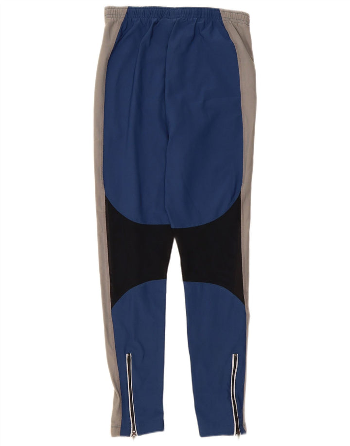 Nike Womens Tracksuit Trousers UK 14 Large  Blue Colourblock Polyester