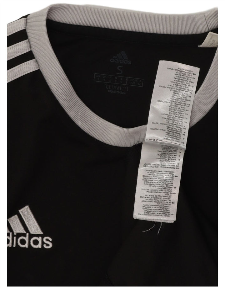 ADIDAS Herre Climalite T-Shirt Top Lille sort polyester