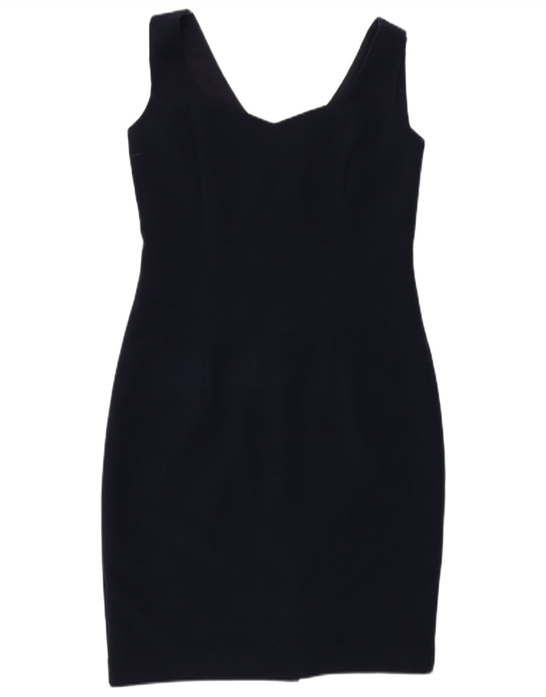 Phase Eight Womens Sleeveless Sheath Dress UK 12 Medium Navy Blue Polyester