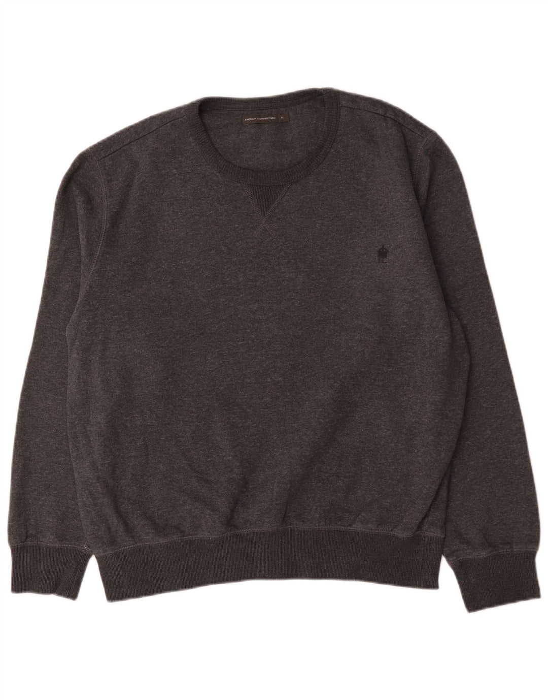 French Connection Herre Sweatshirt Jumper XL Grå Bomuld