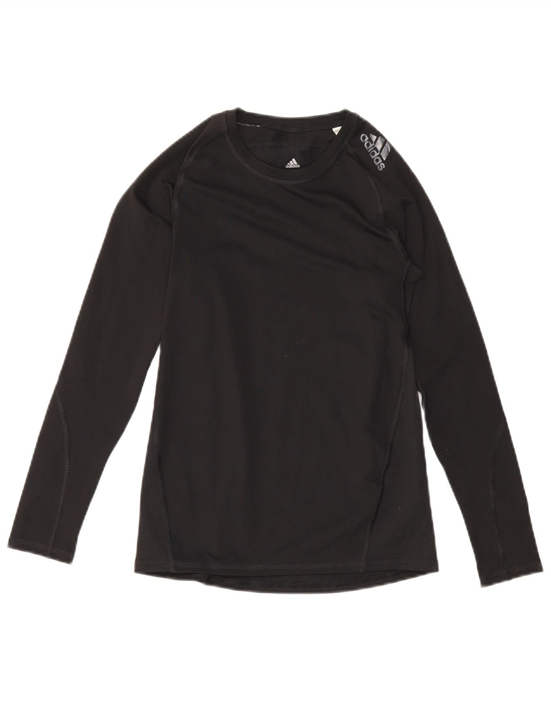 Adidas Boys Climacool Top Long Sleeve 13-14 Years Black Polyester