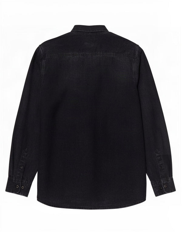 Camisa Vans Hombre Mediana Negra Algodón