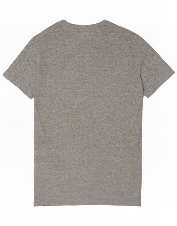Guess Mens Graphic T-Shirt Top Large Grey Cotton