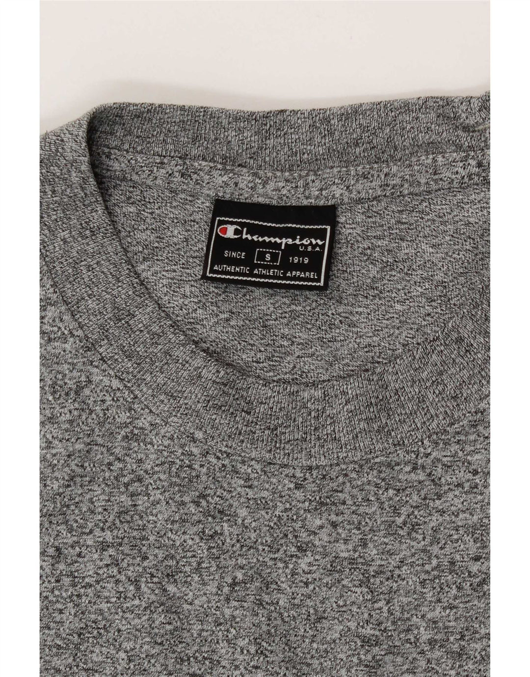 Champion Mens T-Shirt Top Small Grey Flecked