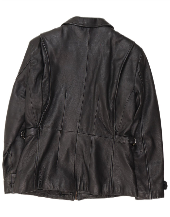 Jachetă de piele Wilsons pentru femei UK 10 Small Black Classic