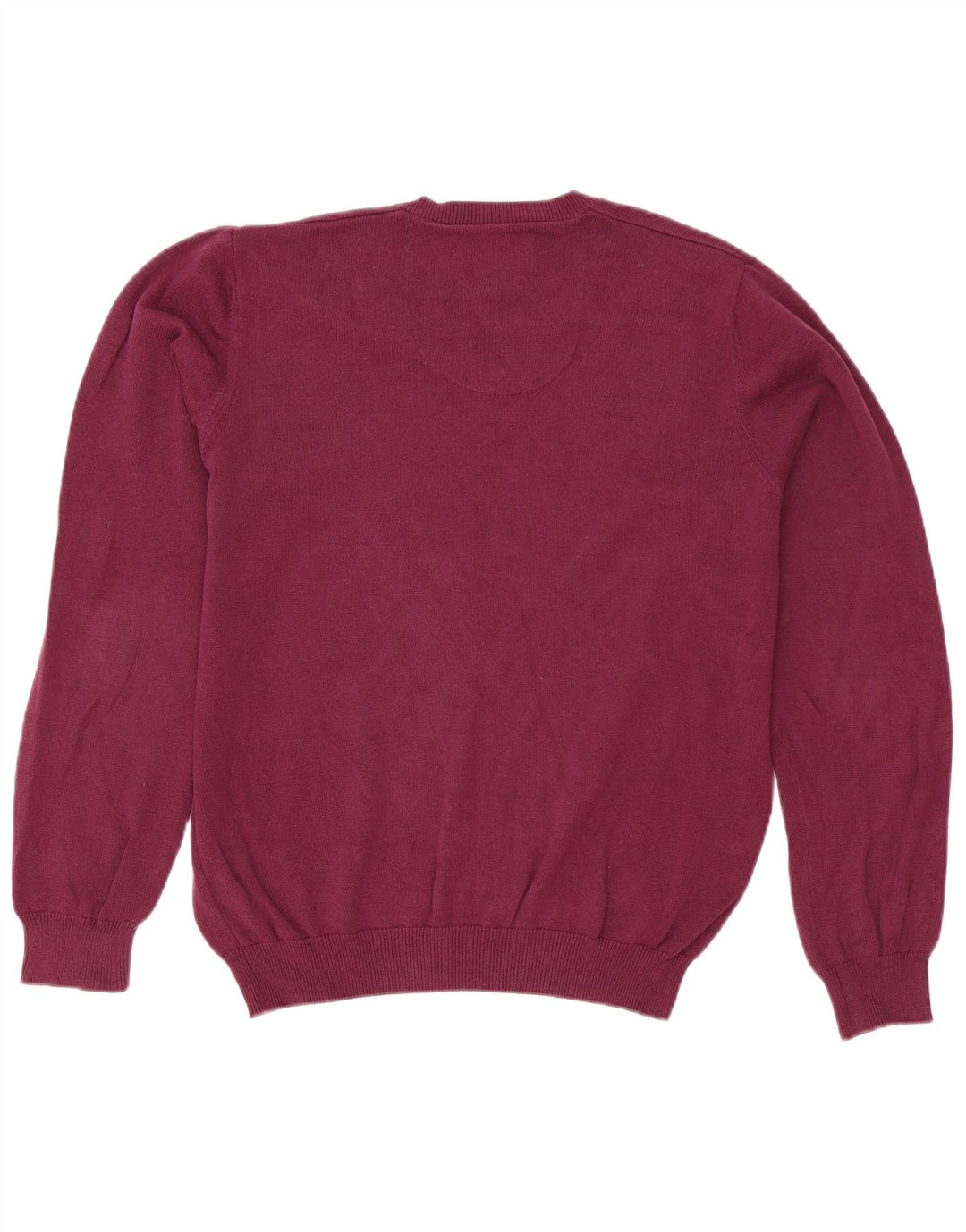 Marks & Spencer Herre Regular Fit V-hals sweater Medium Lilla Bomuld