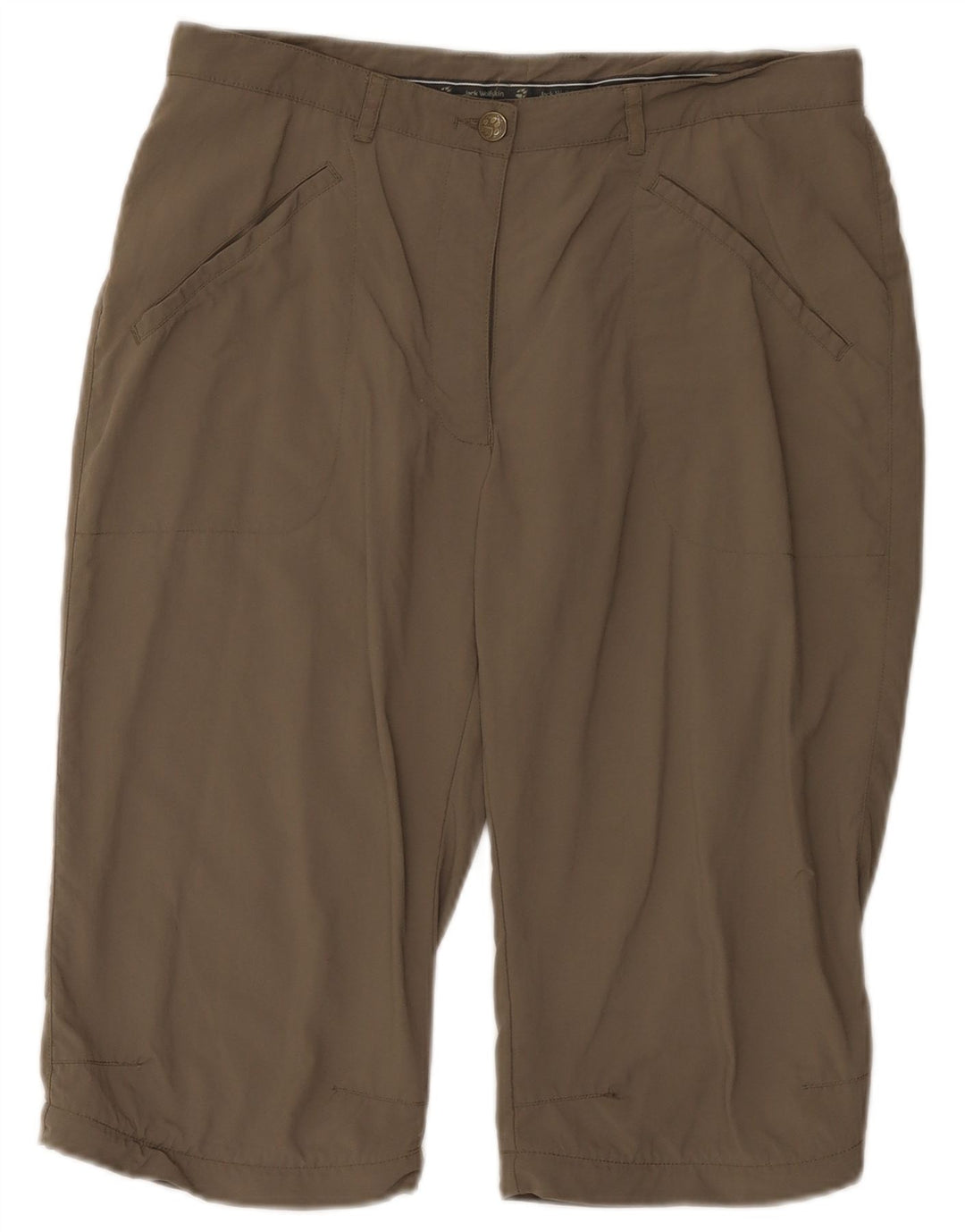 Jack Wolfskin Bermuda-shorts til kvinder UK 8/10 Small W29 Grå polyamid