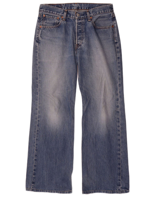 Levi's Mens 527 Bootcut Jeans W30 L32 kék pamut