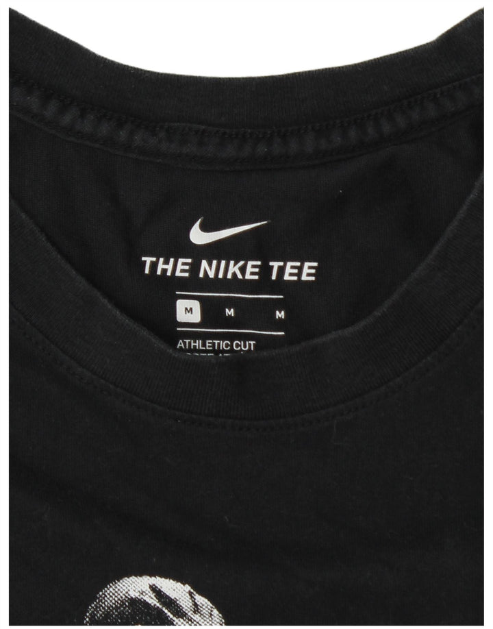 Nike Mens Athletic Cut Graphic T-Shirt Top Medium Black