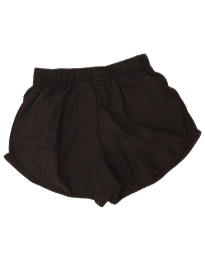 Pantaloncini sportivi Nike da donna Dri Fit UK 8 piccoli poliestere nero