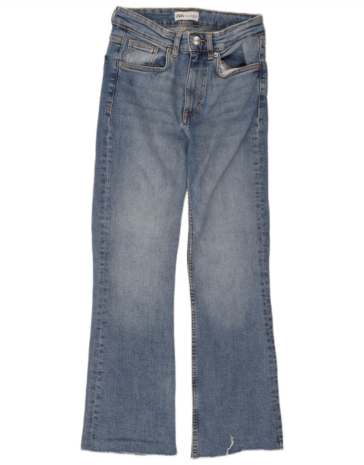 Zara Womens Bootcut Jeans EU 36 XS W26 L26 Blue