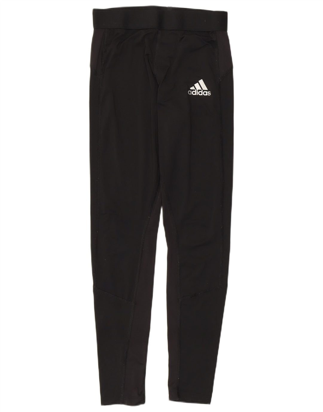 Adidas Damen Primegreen Leggings UK 14 Large Schwarz Polyester