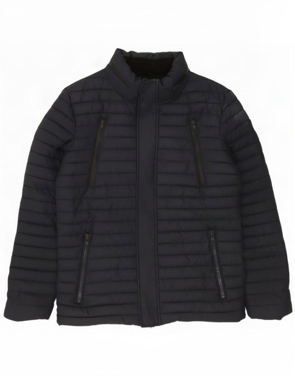 Superdry Chaqueta acolchada para hombre UK 40 Large Azul marino Poliéster