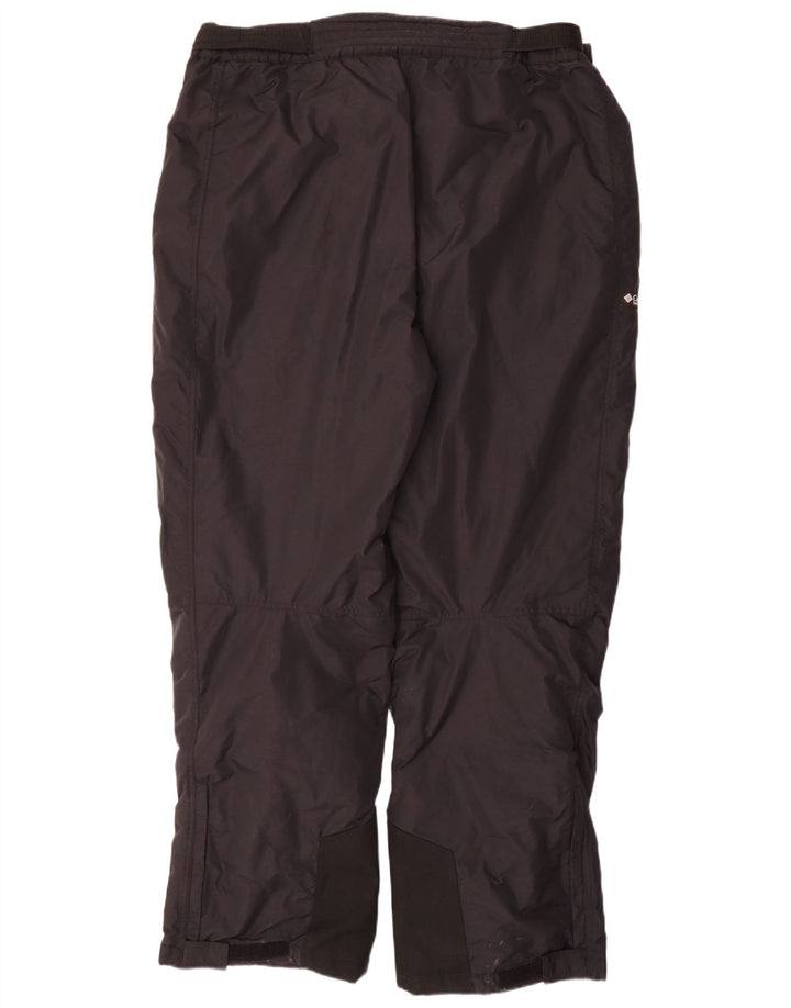 COLUMBIA Mens Ski Trousers 2XL Black Nylon