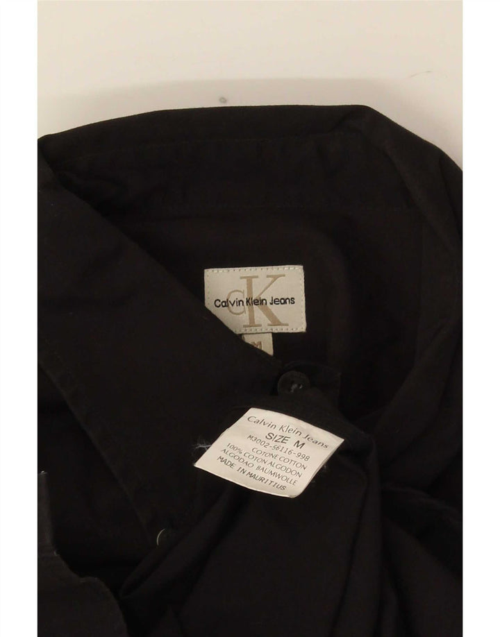 Calvin Klein Jeans Mens Shirt Medium Black Cotton