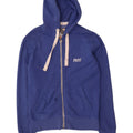 Superdry Pull à capuche zippé en coton bleu petit pour homme