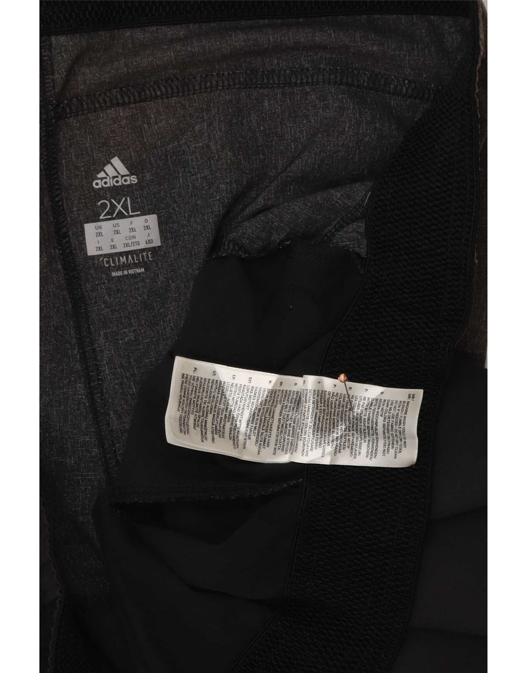 Adidas Mens Climalite Sport Shorts 2XL Black Colourblock Polyester