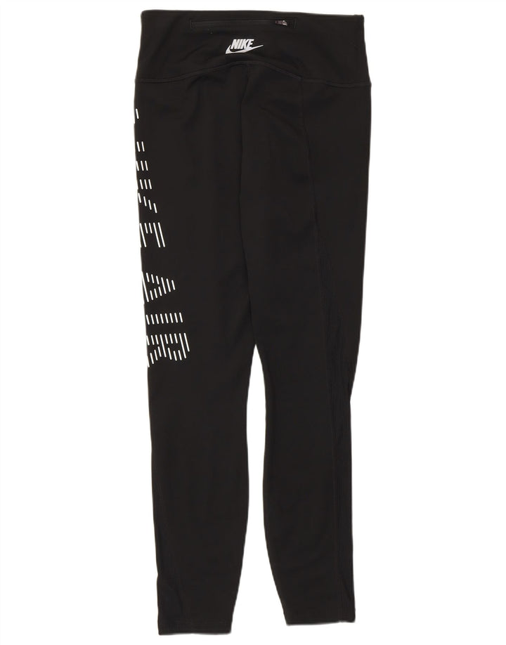 Nike Legging graphique Dri Fit pour femme UK 8 Small Noir