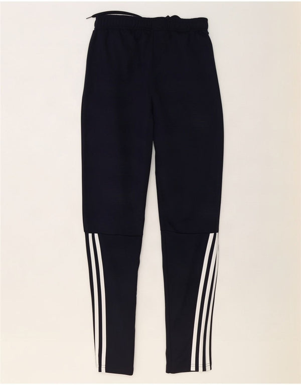 Pantaloni da tuta Adidas Aeroready da uomo piccoli in poliestere blu navy