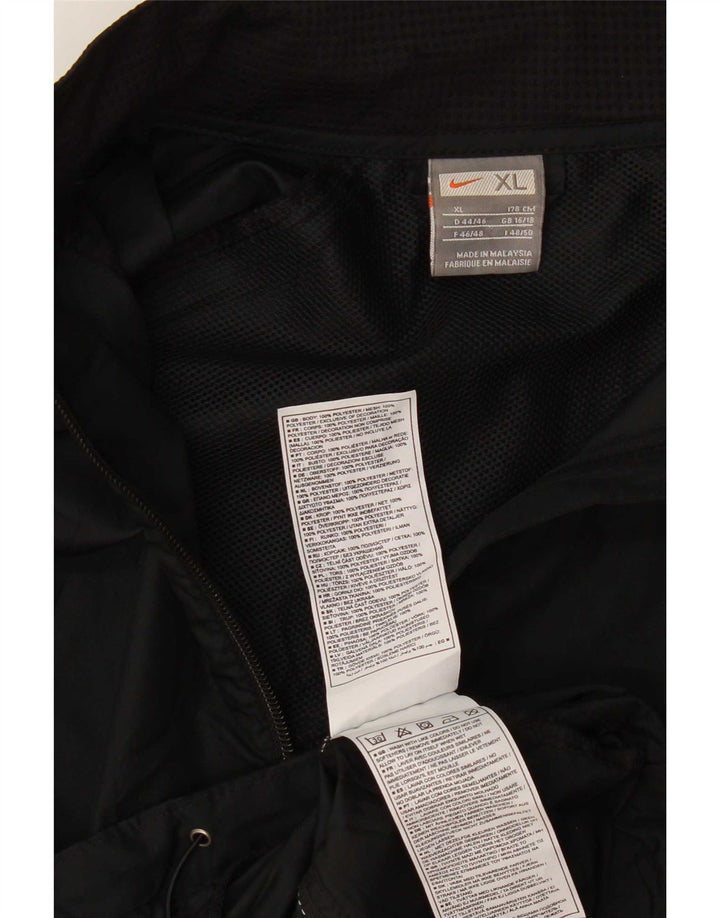 Veste de survêtement Nike Femme UK 16/18 XL Noir Polyester
