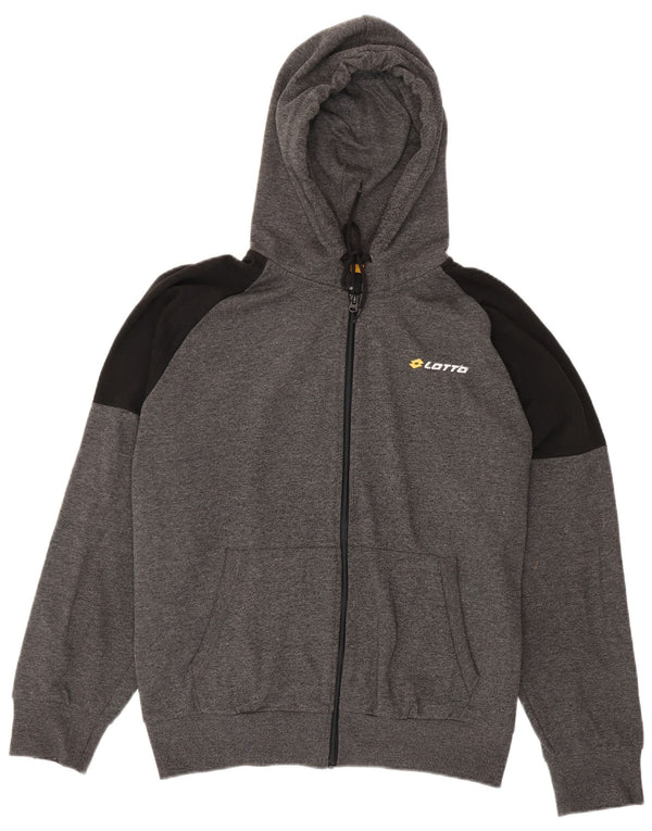 Lotto Herre Life's Zip Hoodie Sweater 2XL Grå Colourblock Polyester
