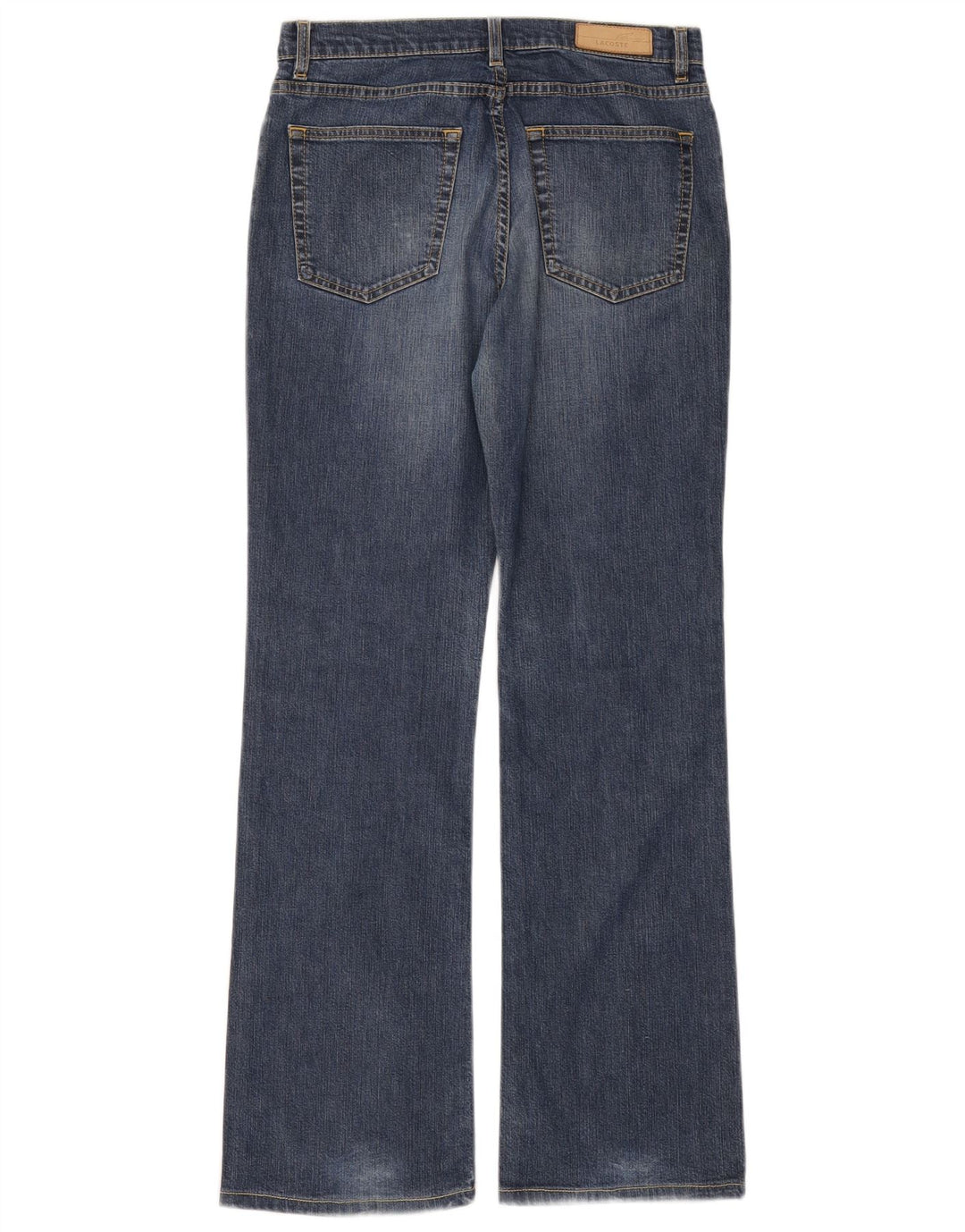 Jeans bootcut da donna Lacoste taglia 40 media W27 L31 cotone blu