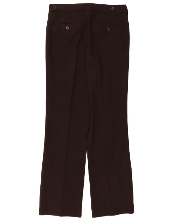 Zara Straight Casual Bukser EU 38 Small W30 L30 Brun Polyester