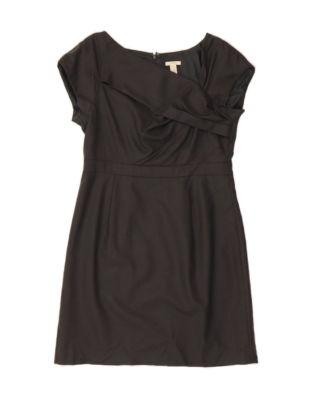 J. CREW Womens Sleeveless Sheath Dress US 12 Large Black Wool Vintage J. Crew and Second-Hand J. Crew from Messina Hembry 
