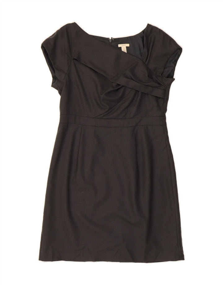 J. CREW Womens Sleeveless Sheath Dress US 12 Large Black Wool Vintage J. Crew and Second-Hand J. Crew from Messina Hembry 
