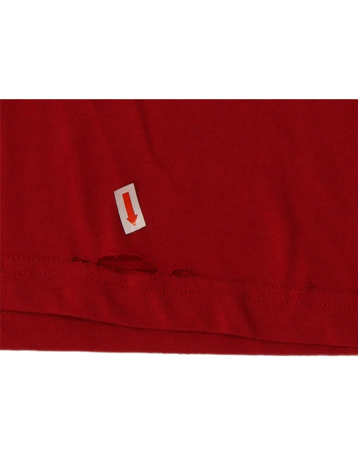 Lyle & Scott Herre T-Shirt Top Medium Rød Polyester