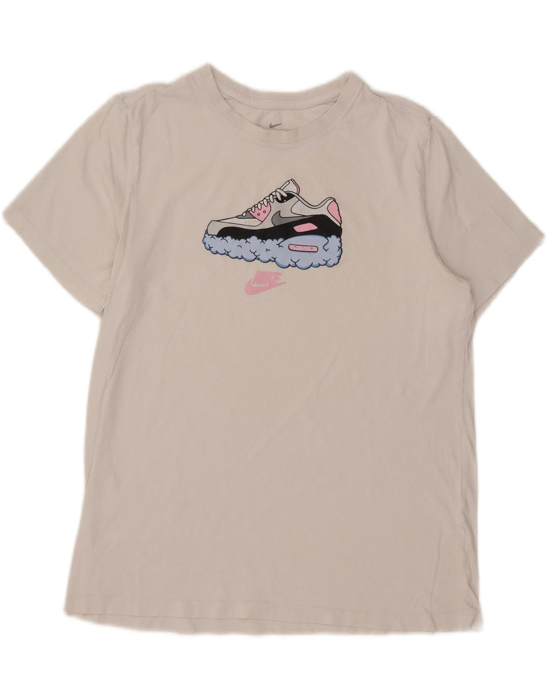 Nike Mens Graphic T-Shirt Top Large White